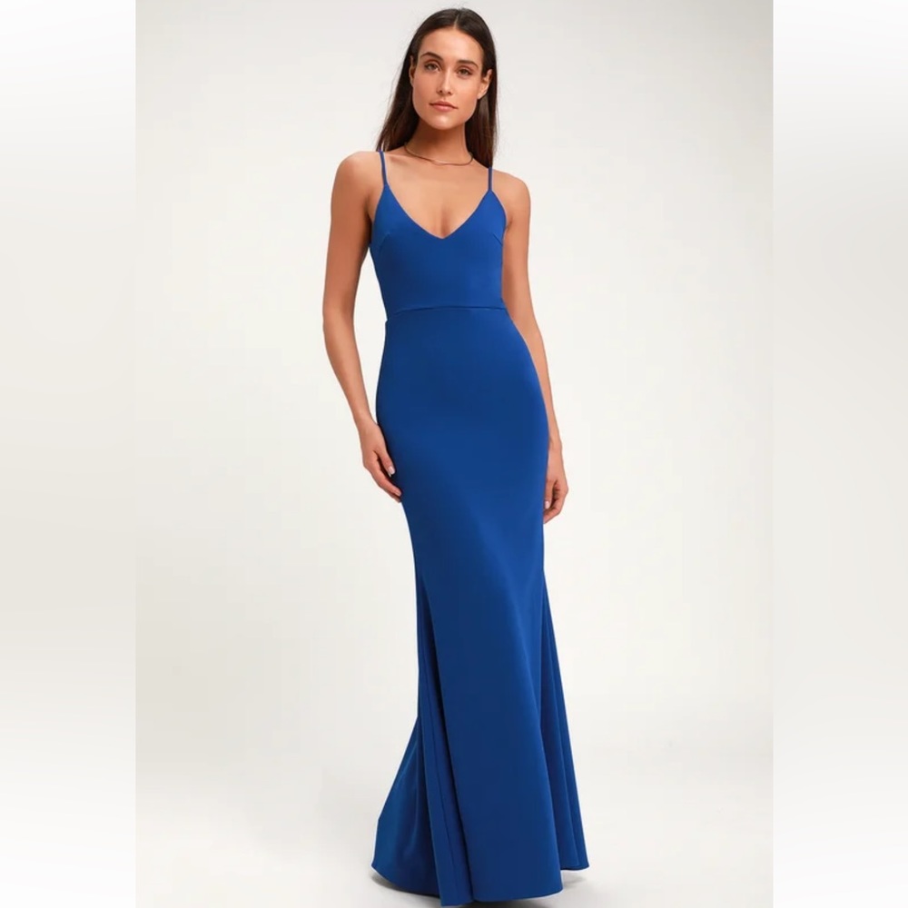 **NEW** Lulus blue formal sleeveless dress